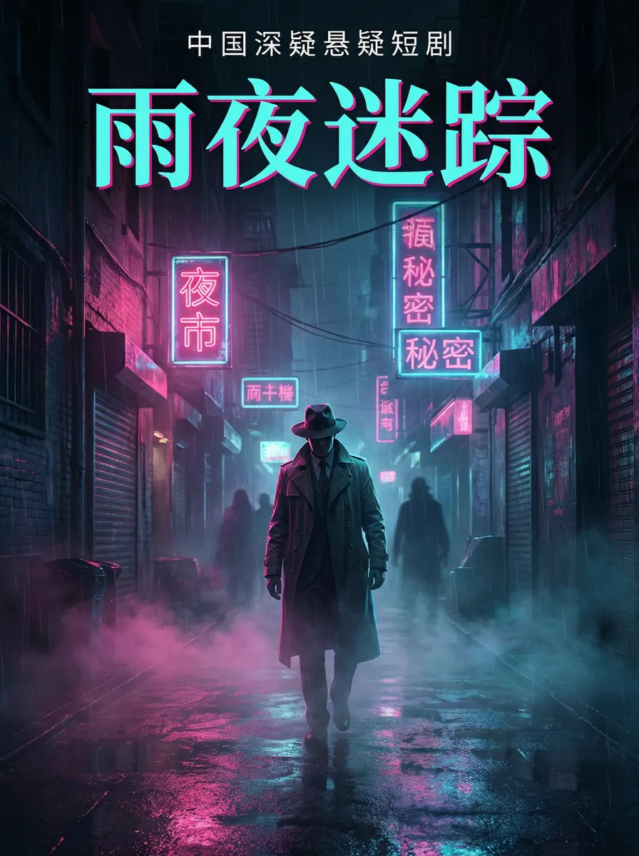 玉儿磁力 悬疑追踪短剧 - 雨夜迷踪海报